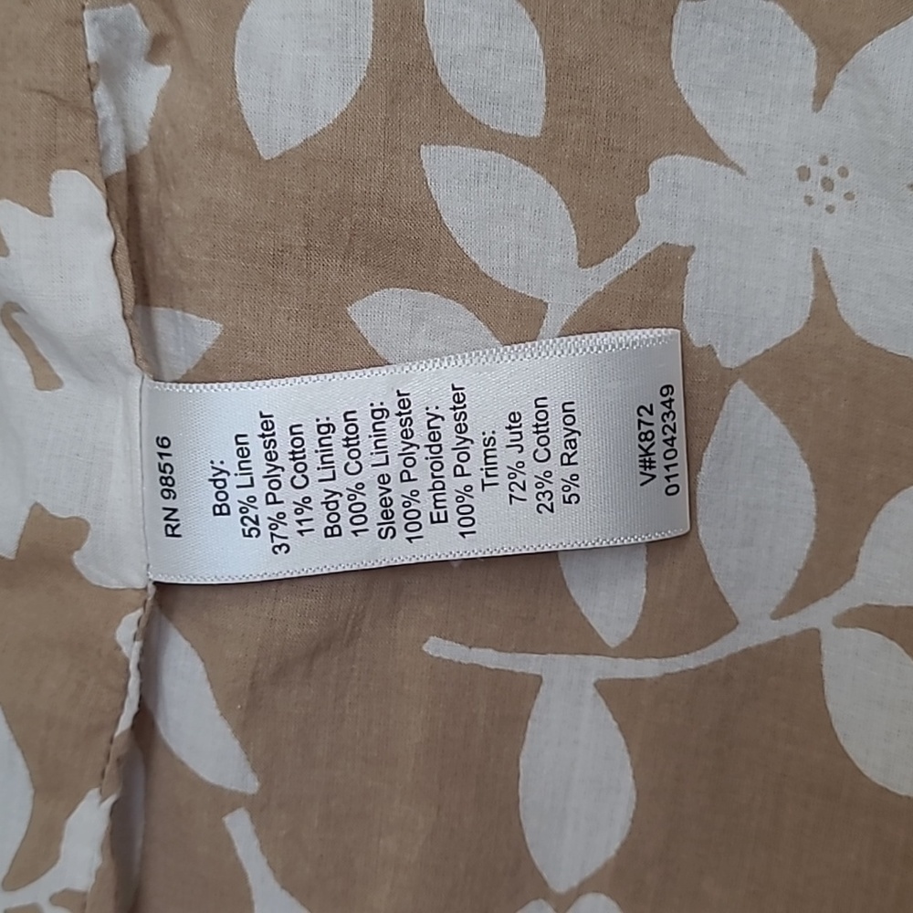 Coldwater Creek Embroidered Patchwork Lined Blazer - image 7